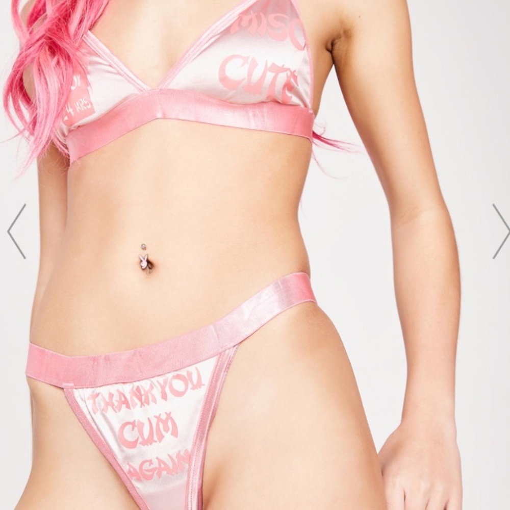 Sugar thrillz miso cute bralette thong set